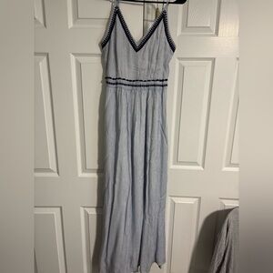 Japna Blue and White Striped Dress